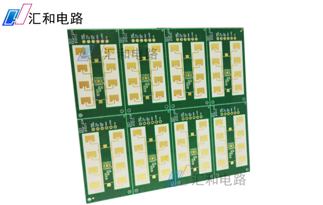 4层沉金FR4+Rogers4350高频混压PCB板